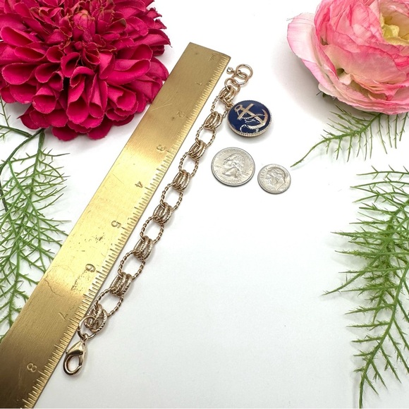 NEW⚜️ANCHOR Rope Chain Link Charm Bracelet - Picture 4 of 4